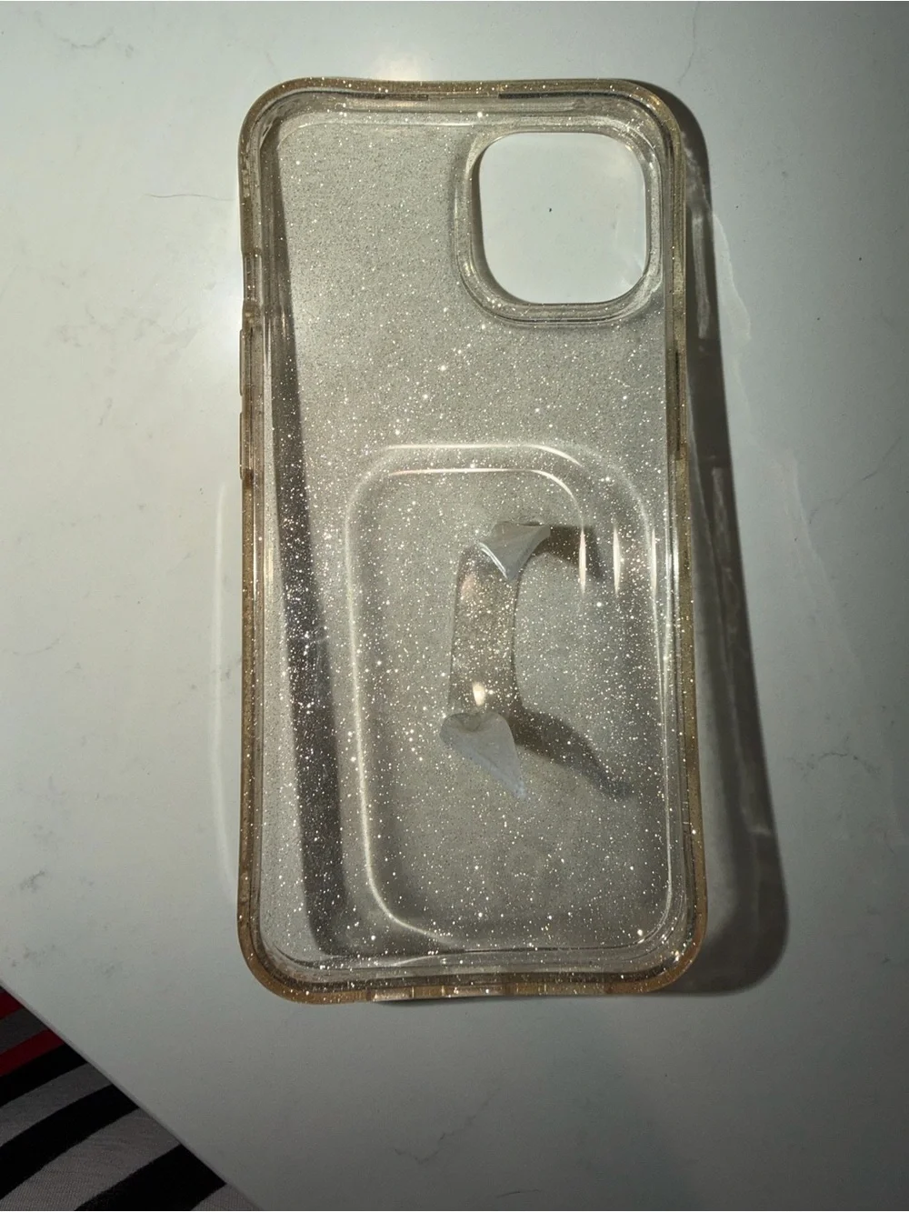 Loopy Case iPhone 13 Clear Glitter Phone Case. Sparkling Transparent